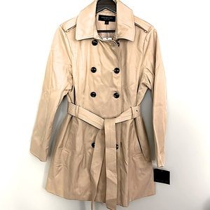 NWT Gorgeous Marc New York. Andrew Marc Beige Trench Coat